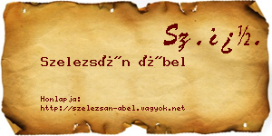 Szelezsán Ábel névjegykártya